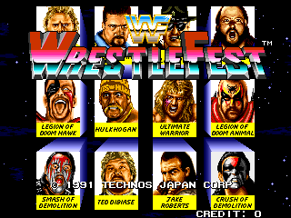 WWF WrestleFest (US set 1) Title Screen